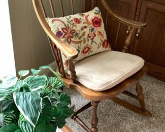 Pennsylvania House Rocking Chair, Pier 1 Pillow