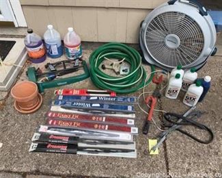 Wiper blades, auto parts, oil, fan