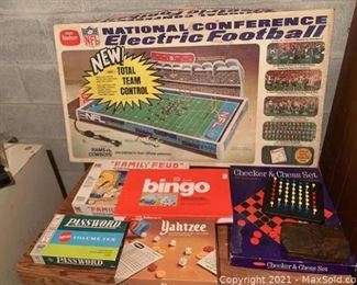 Tudor NFL ELectric Football, bingo, Password