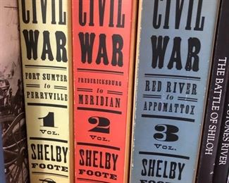 Large collection of Civil war books