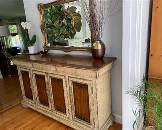 This Lillian August buffet console is luminous and fresh, refined rustic, opulent yet casual that celebrates the look of natural wood bathed in sunshine.
