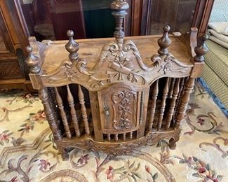 Carved wood church tabernacle