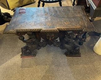 Gothic Revival table or bench