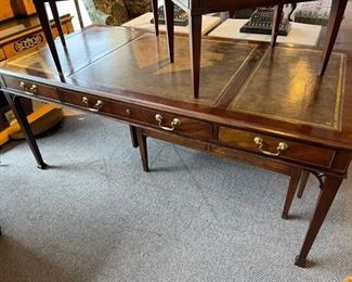 Baker Furniture desk - It's beautiful, but it needs to be refinished - We will take offers on this desk.
