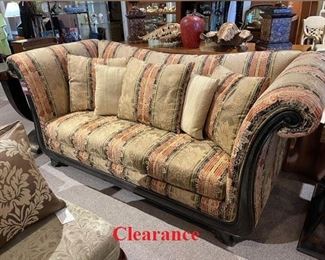 This is an expensive Lexington sofa that did not sell at the last sale, and it is on final clearance for $275 firm. No other sale discounts will apply.