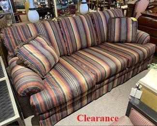 This is an expensive Sherrill sofa that didn't sell in our last sale, and it's on final clearance for $275. firm! No other sale discounts will apply.