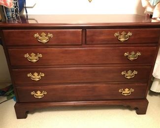 Two chests and a tall boy- this is the 5 draw.  45w x 31.6h x 20d. $380 (will also sell as a set) delivery and shipping available pls enquire.