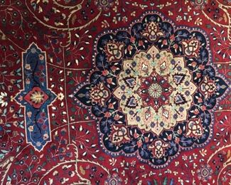 Fritz and La Rue, Kaimuri Indian Wool rug close-up