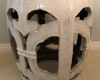 Kellogg Collection White Garden Seat - 13x19 - $150