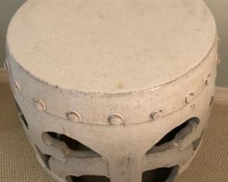 Top view of the garden seat