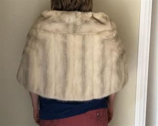 SOLD  Fur 1/2 body wrap
