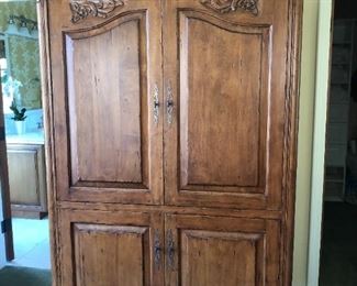 Large TV electronic equipment amoire 54w x 28d x 84h  $310.   Delivery available pls enquire