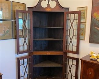 Antique Corner Cabinet