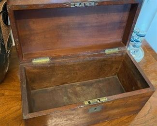 Antique Box, Recessed Handle