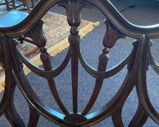 Antique Hepplewhite Style Settee
