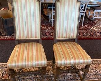 Two of Four Antique Side Chairs