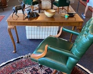 Console Table - Green Desk Chair