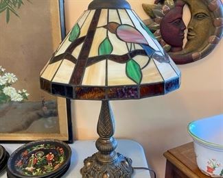 Lead Glass Shade Lamp