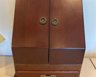 Mahogany Letter Box