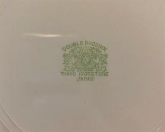 Double Phoenix Blue & White Plates