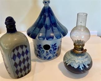 Blue & White Stoneware