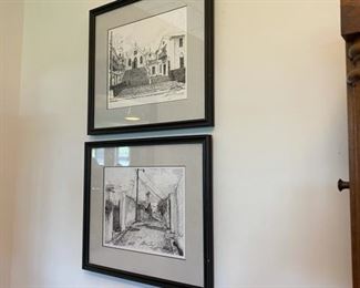 Pair Framed Prints
