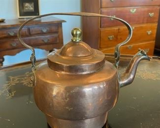Antique Copper Tea Kettle