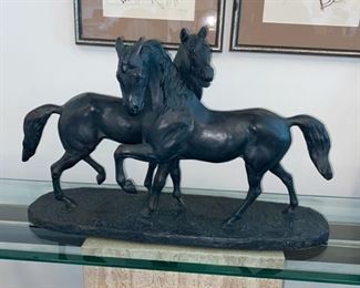 Painted Horses Sculpture