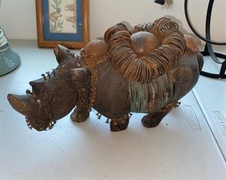 Rhino Sculpture