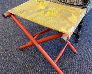 Vintage Folding Stool/Luggage Stand