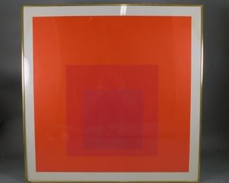 Josef Albers lithograph