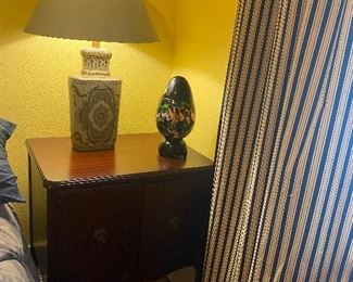 Vintage record cabinet