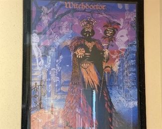 Zulu Social Club 1995 "The Witchdoctor" Framed Poster