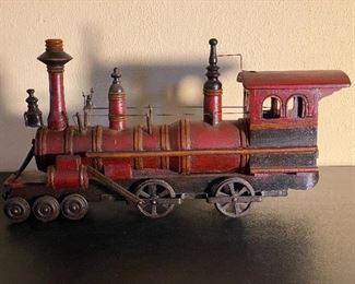 Wooden Train w/ Conductor