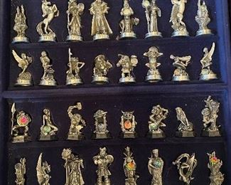 Danbury Mint Fantasy of the Crystal Chess Set