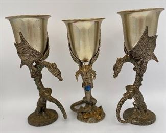KEVIN O'HARE FELLOWSHIP FOUNDRY SMAUGS HOARD PEWTER GOBLET