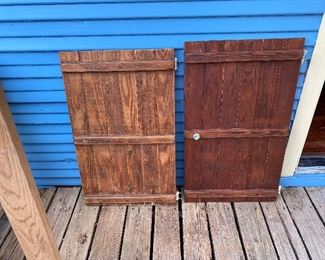 Heavy Duty VTG Kitchen Cabinet doors (2)