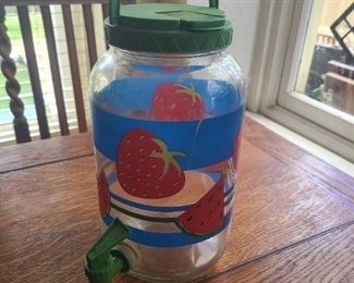 Vintage sun tea jar