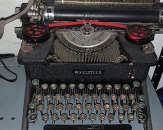 Antique Woodtock Typewriter