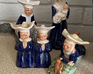 Vintage Nun Figurines