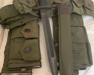 WWII PAL Knife and Belts