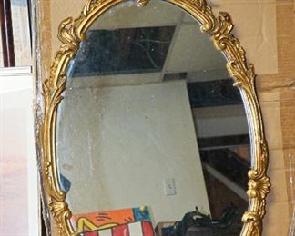 large asian gilded mirror ~ Stunning!