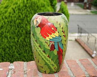 parrot vase large
