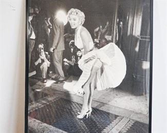 framed Marilyn Monroe Poster