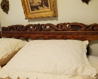 Headboard for canopy bed
