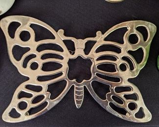 Metal Butterfly Trivet
