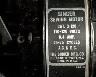 Singer Featherweight information (machine 2 of 2)