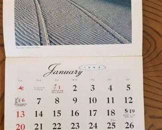 Mobil 1963 Calendar