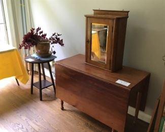 Very rare oak medicine cabinet