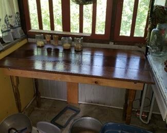 Homemade work table